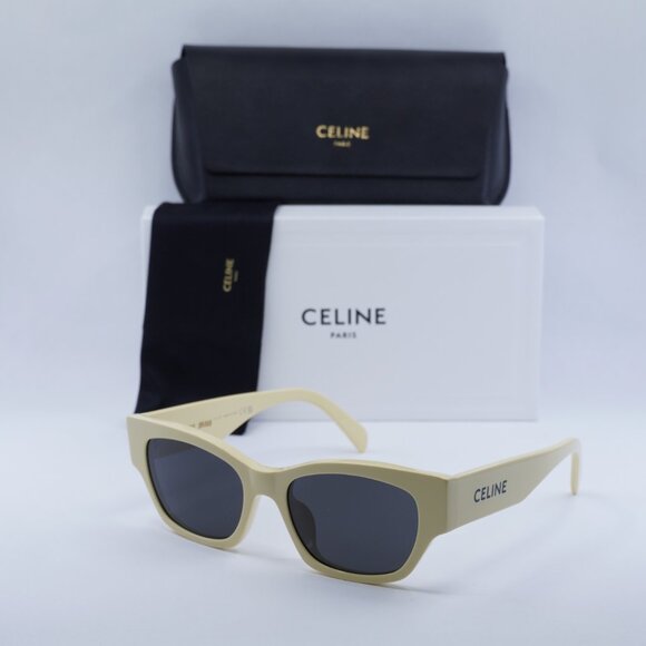 Celine CL40197U 39A Sunglasses - Light Brown Frame, Smoke Lenses - Lowest Price! main image 4